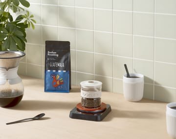 Báscula de cocina Bistro 13x15,7 cm - Negro-rojo - Bodum