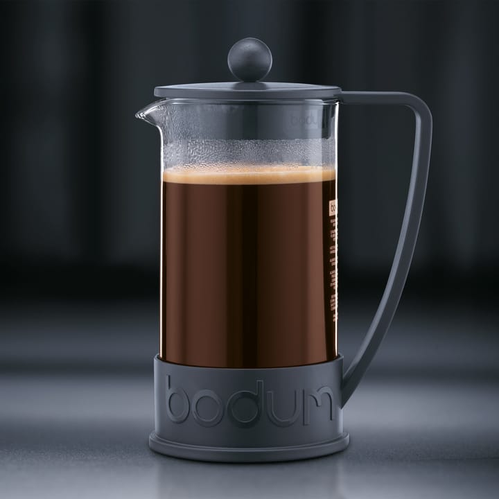 Cafetera de émbolo Brazil, negro, 8 tazas Bodum