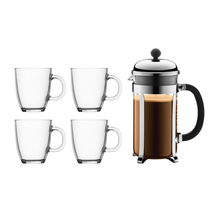 Cafetera de émbolo Cambord 1 L con tazas - 5 piezas - Bodum