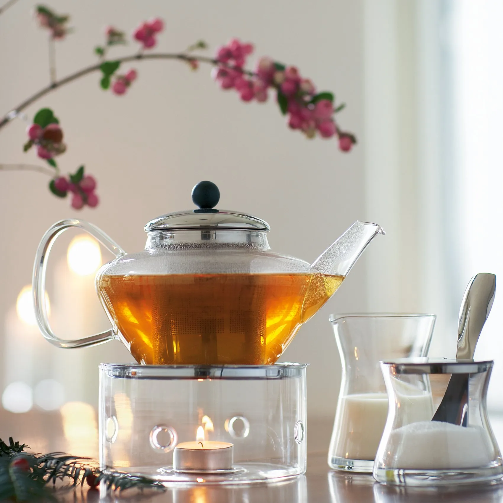 Calentador de té Bistro, cromo Bodum