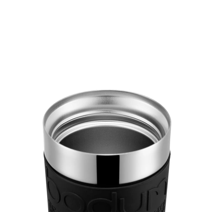 Mug de viaje con émbolo Travel Press, negro Bodum