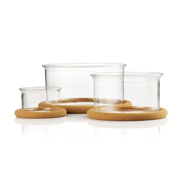 Set de boles con tapa de corcho Hot Pot - vidrio - Bodum