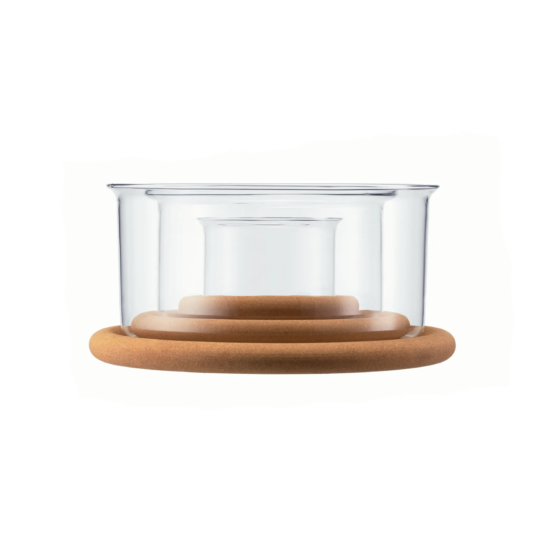 Set de boles con tapa de corcho Hot Pot, vidrio Bodum