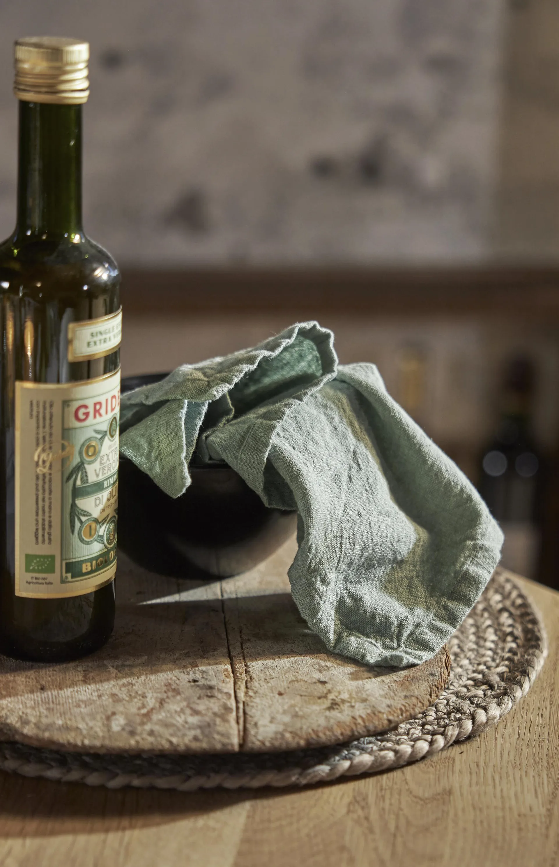 2 Servilletas Billie 40x40 cm, Verde Boel & Jan