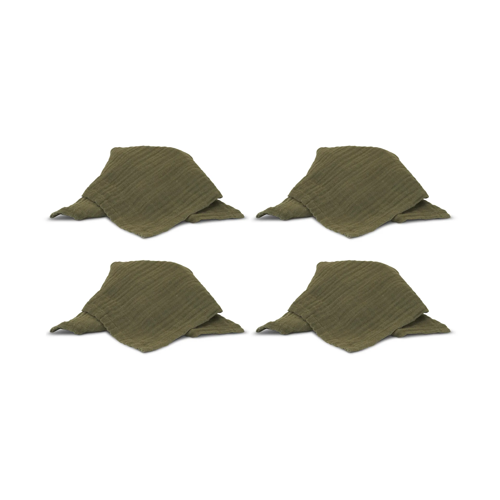 4 Servilletas Astrid 40x40 cm, Verde Boel & Jan