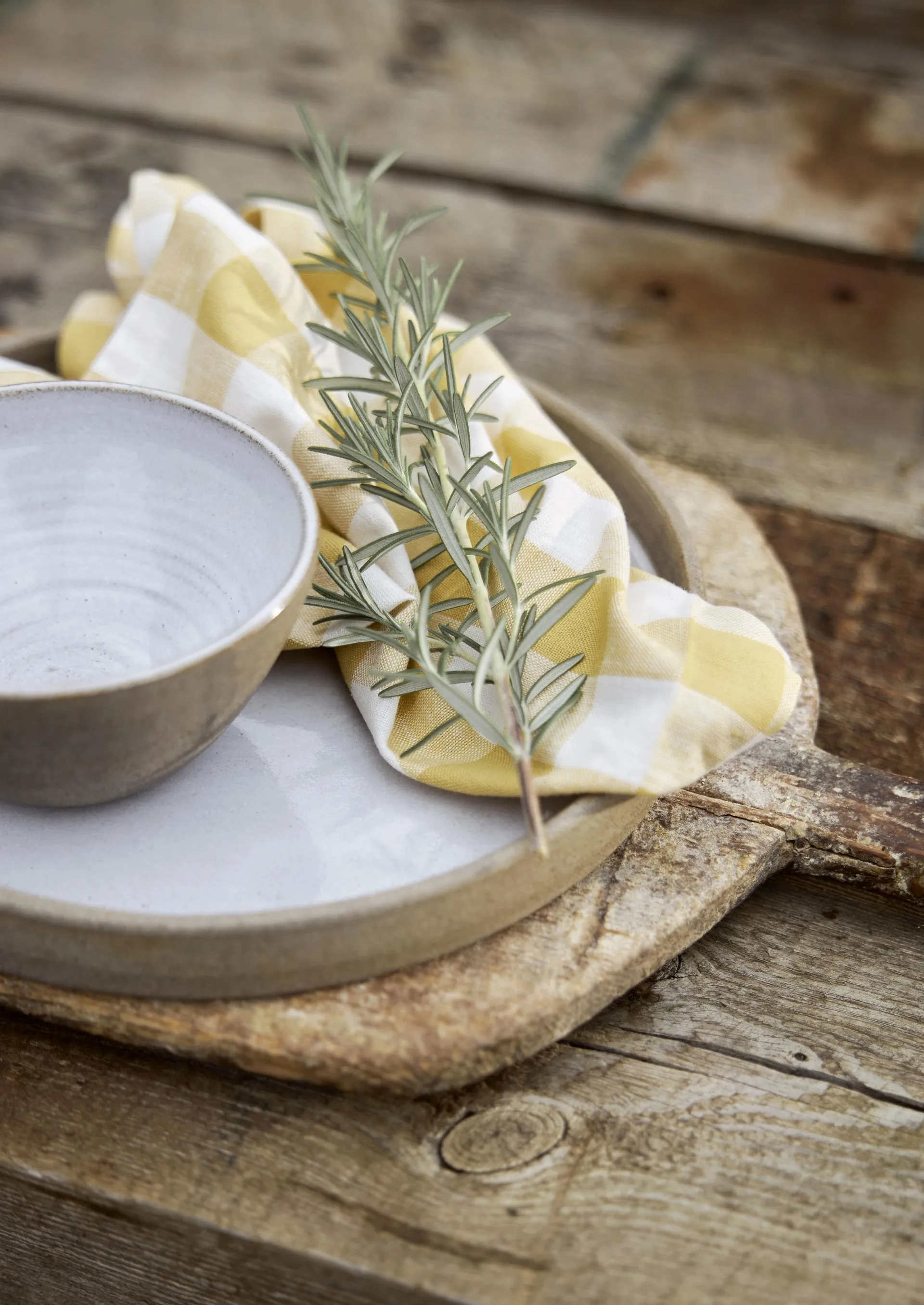 4 Servilletas Grete 40x40 cm, Amarillo Boel & Jan