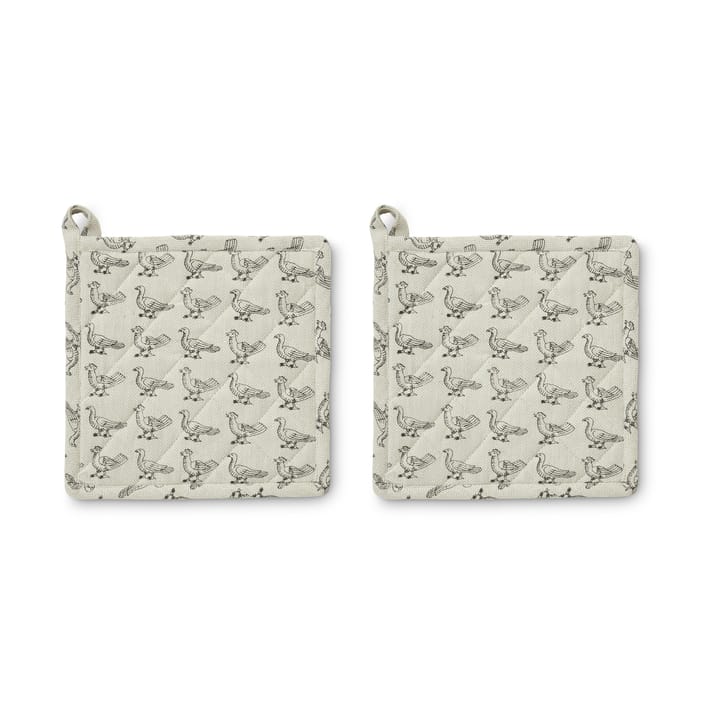 Agarraderas Stina 20x20 cm 2-pack - Beige - Boel & Jan