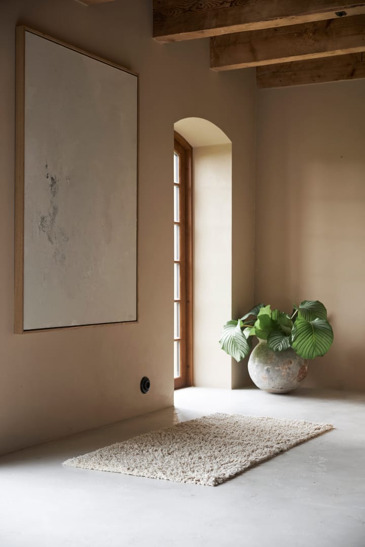 Alfombra de algodón Noma 70x140 cm, Beige Boel & Jan
