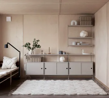 Alfombra de lana Molly 200x300 cm - Blanco - Boel & Jan