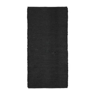 Alfombra de yute Merida negro - 70x140 cm - Boel & Jan