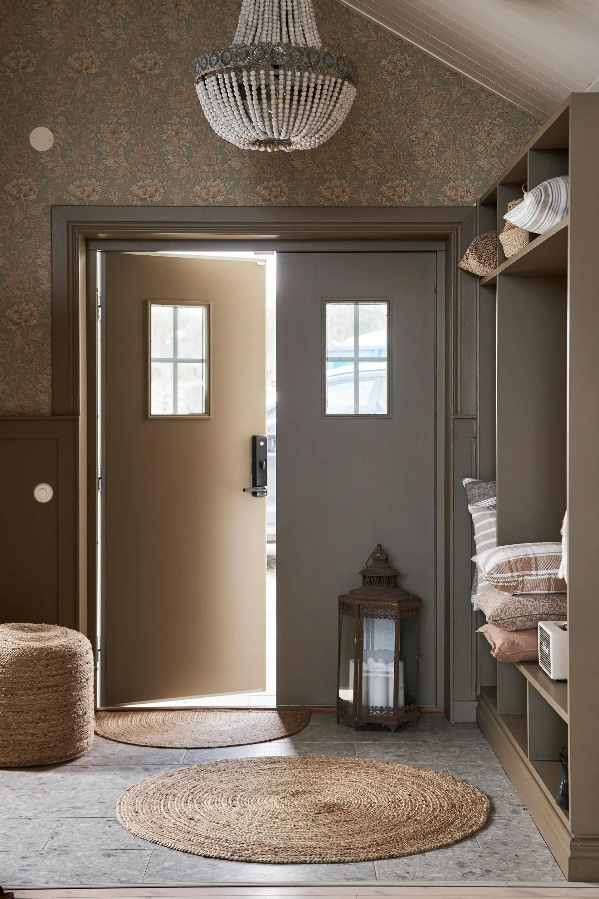 Alfombra de yute Merida redonda, 120 cm Boel & Jan