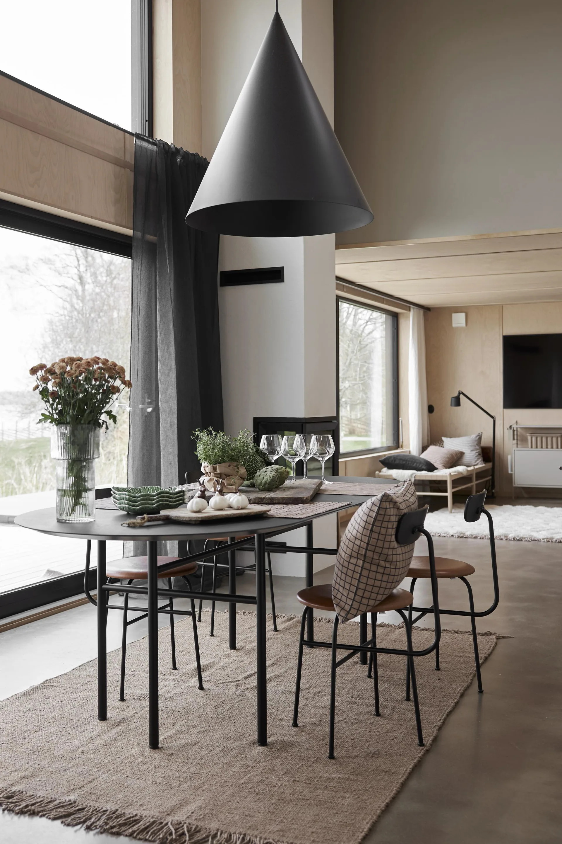 Alfombra de yute Vilda 160x230 cm, Crudo Boel & Jan