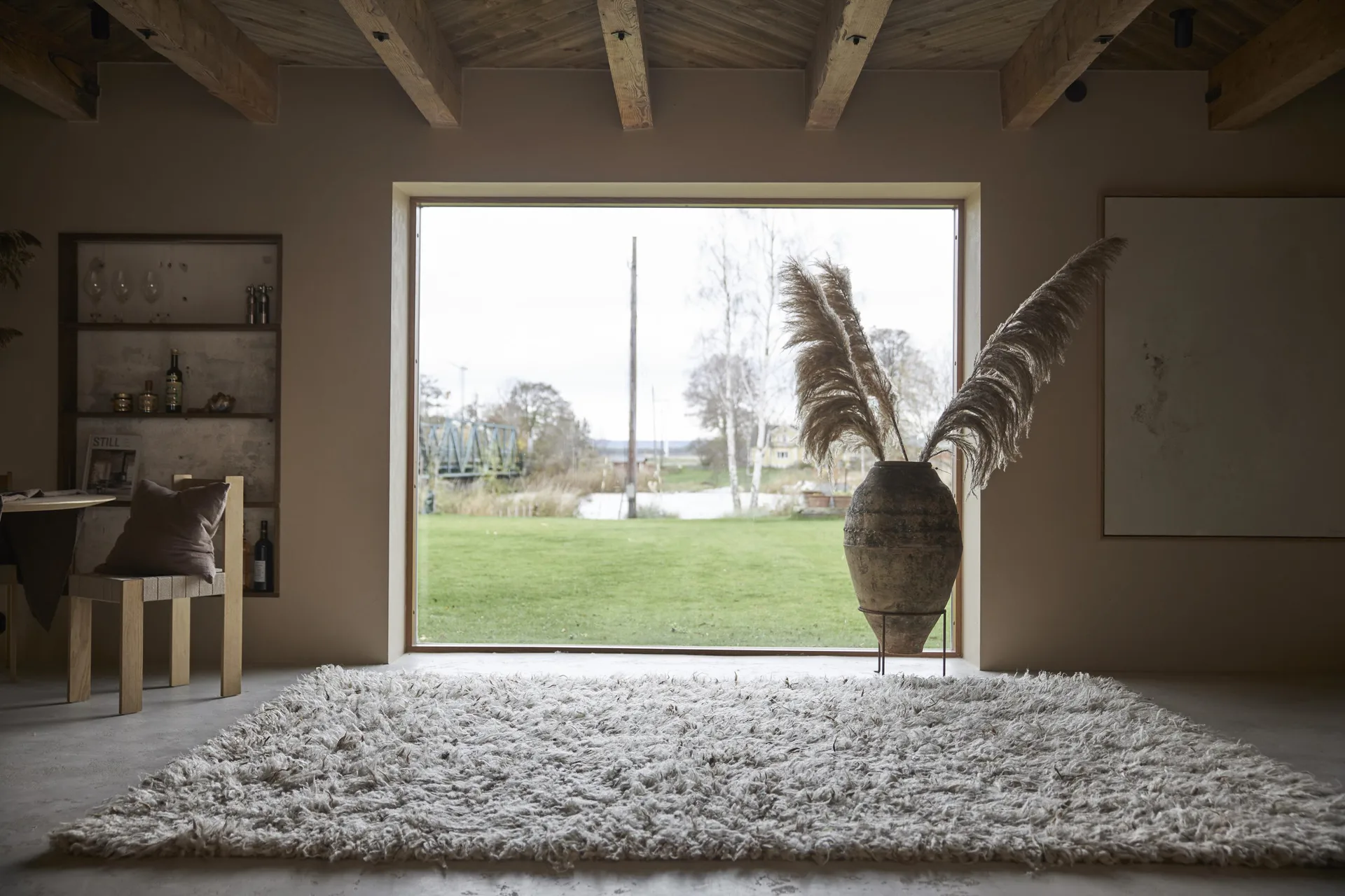 Alfombra Louie 160x230 cm, Beige Boel & Jan