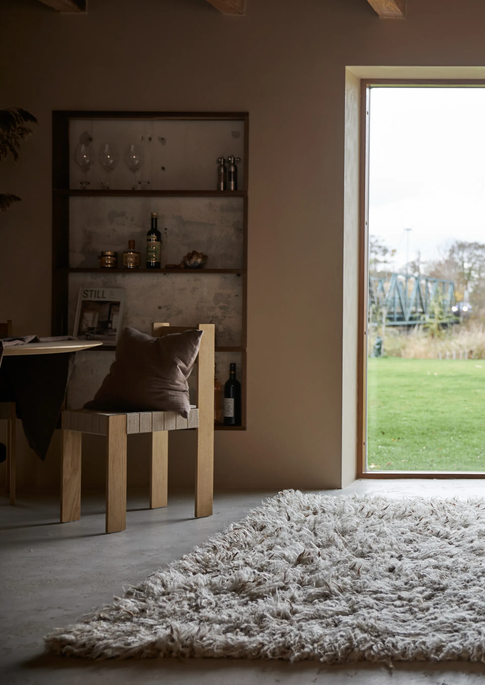 Alfombra Louie 160x230 cm, Beige Boel & Jan