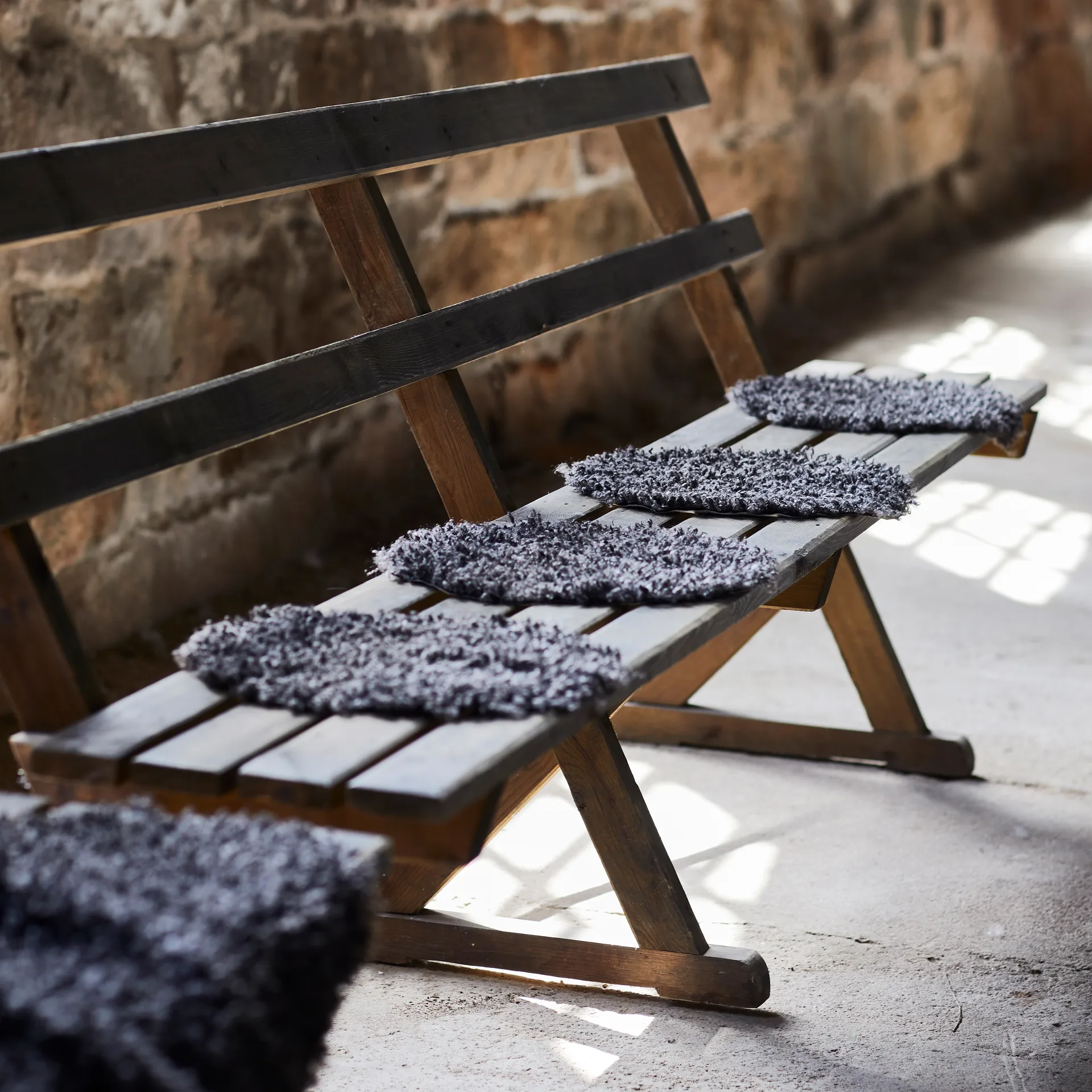 Cojín para silla Dolly Ø35 cm, gris Boel & Jan