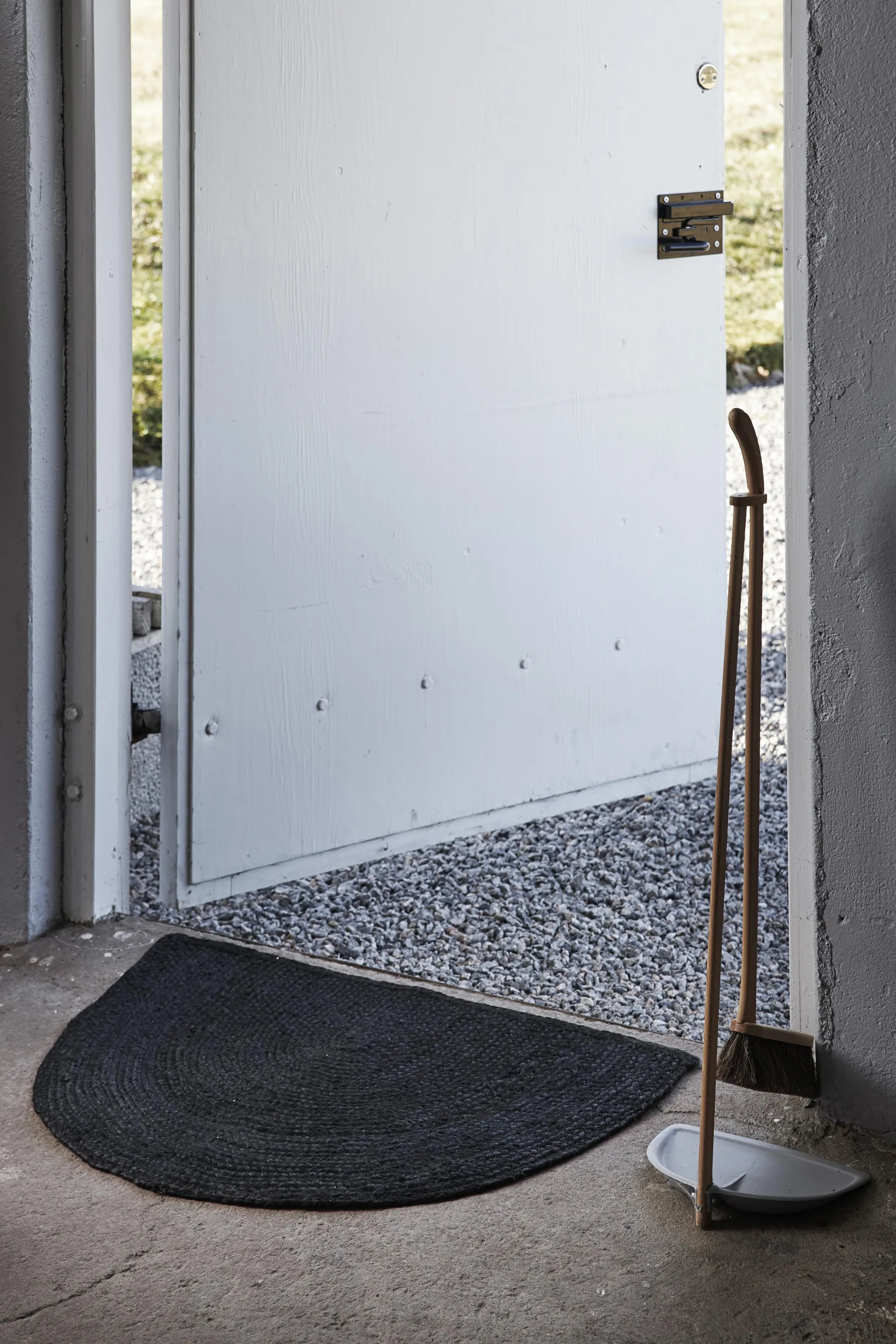 Felpudo Merida 60x90 cm, negro Boel & Jan