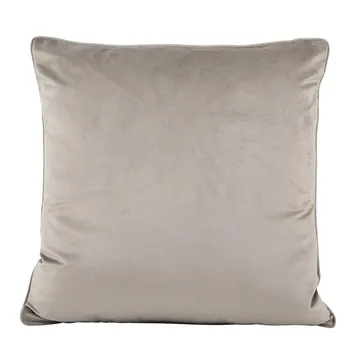 Funda de cojín de terciopelo Anna - gris claro - Boel & Jan