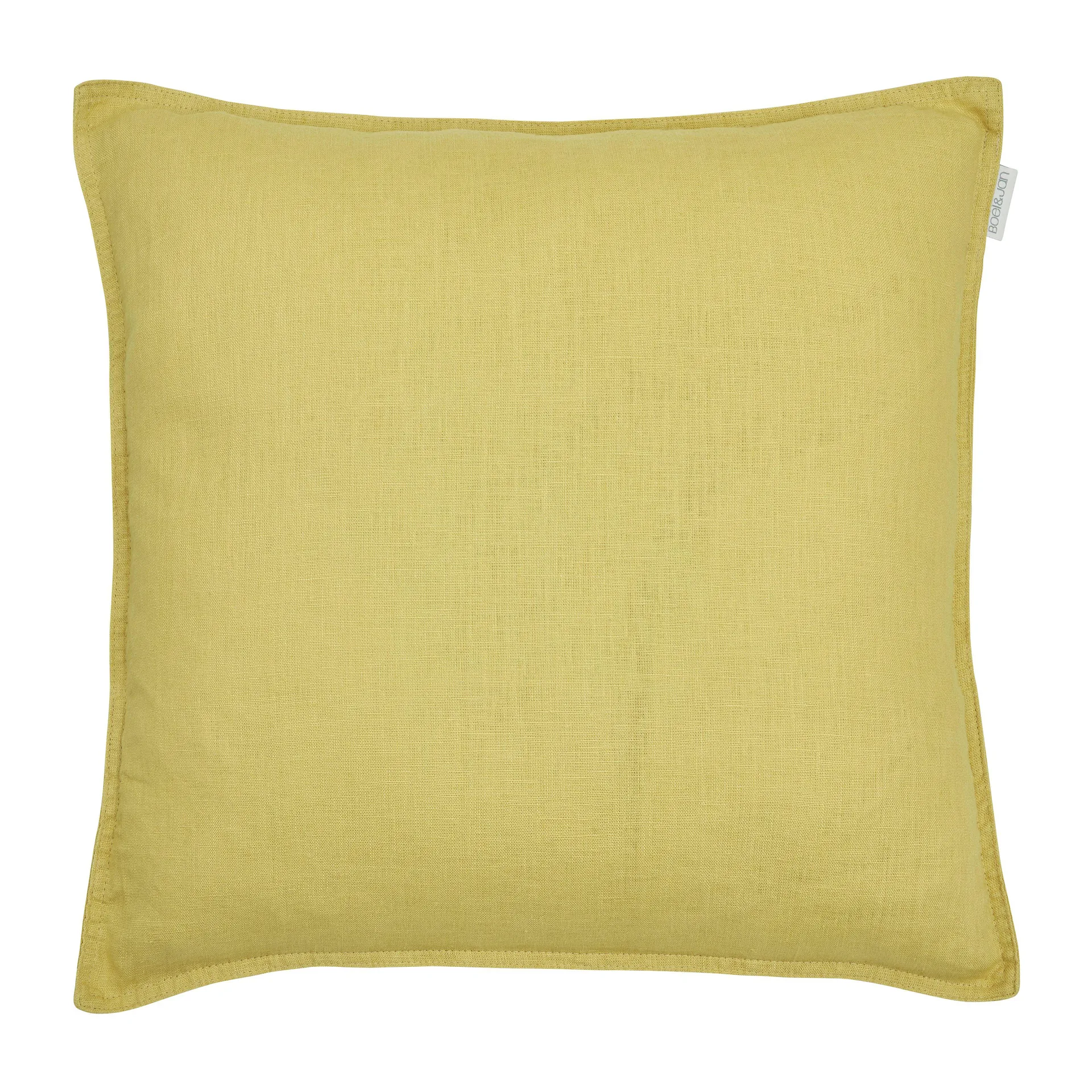 Funda de cojín Sabina 45x45 cm, amarillo Boel & Jan