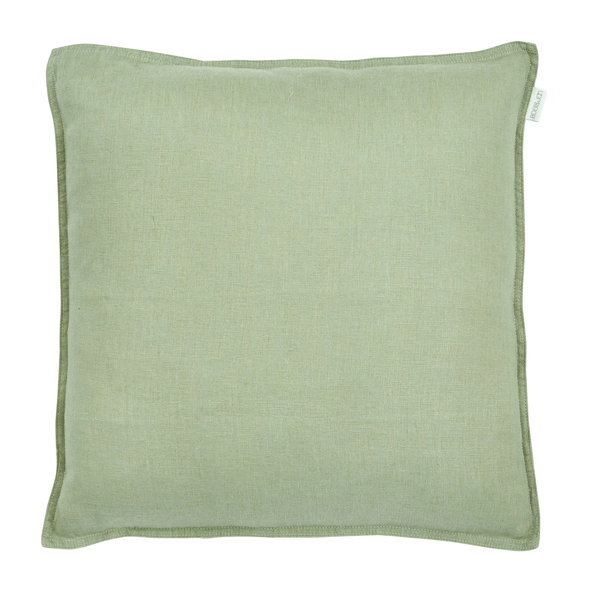Funda de cojín Sabina 45x45 cm, verde claro Boel & Jan