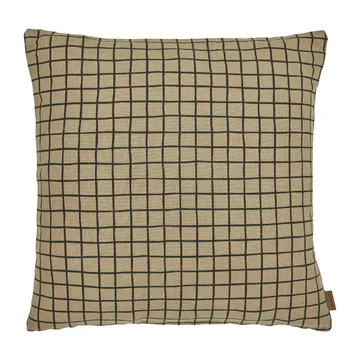 Funda de cojín Tofta check 45x45 cm - Marrón - Boel & Jan