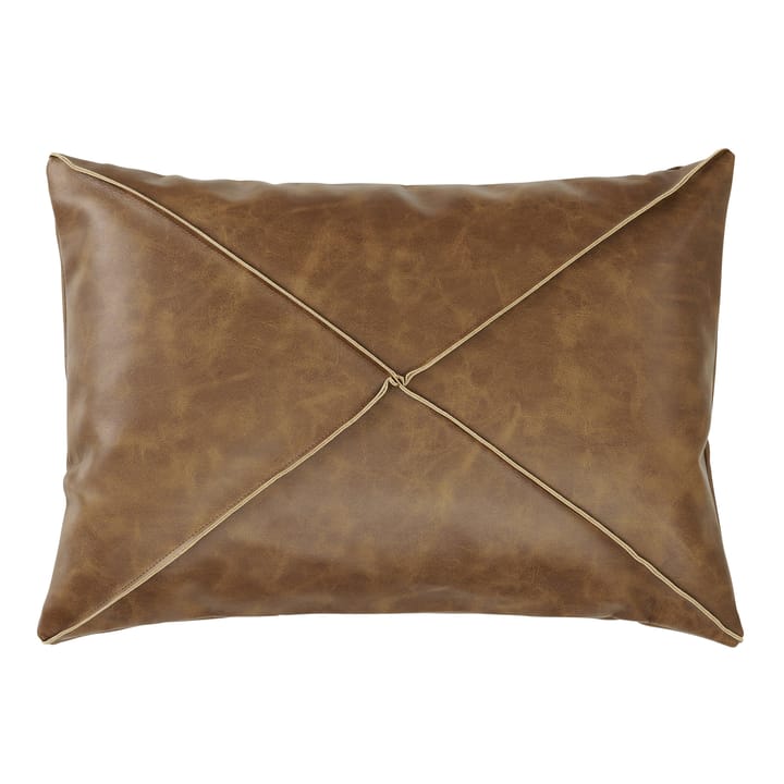 Funda de cojín York leather 35x50 cm - marrón - Boel & Jan