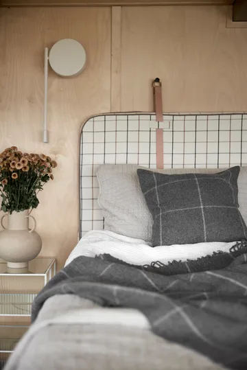 Manta de lana Vilgot 130x170 cm - Gris - Boel & Jan