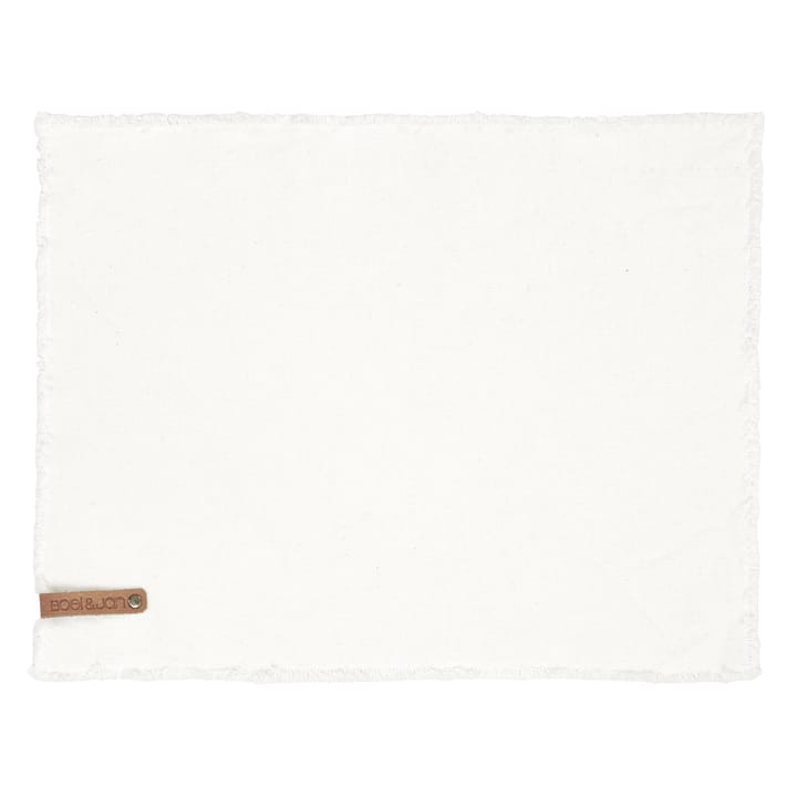 Mantel individual Nordic Home 35x45 cm - Off white - Boel & Jan