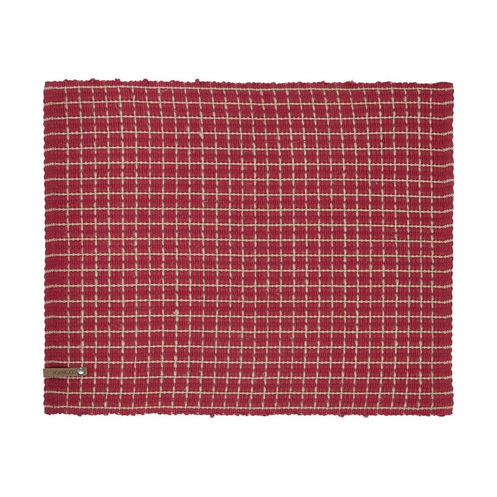 Mantel individual Tällberg 35x45 cm - Rojo-natural - Boel & Jan