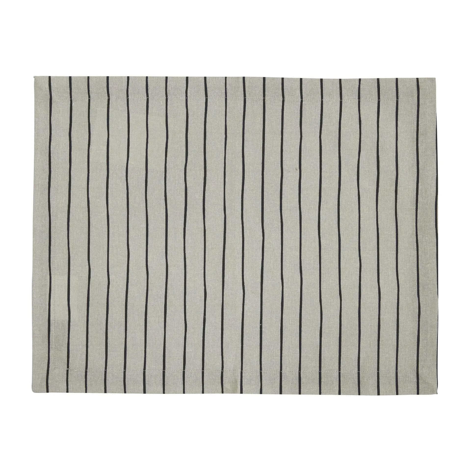 Mantel individual Tofta stripe 35x45 cm, Gris Boel & Jan