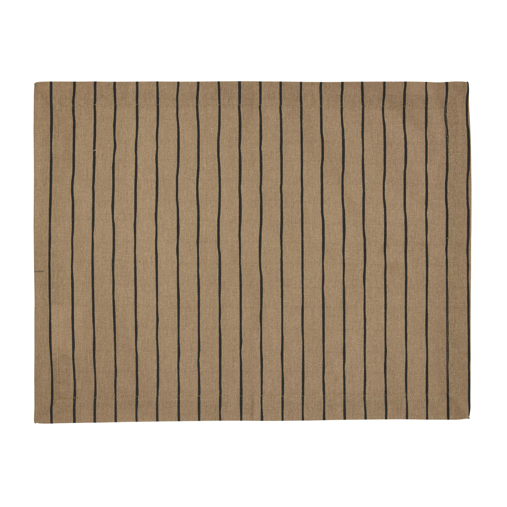 Mantel individual Tofta stripe 35x45 cm, Marrón Boel & Jan