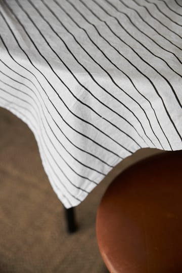 Mantel Tofta stripe 150x150 cm  - Gris - Boel & Jan