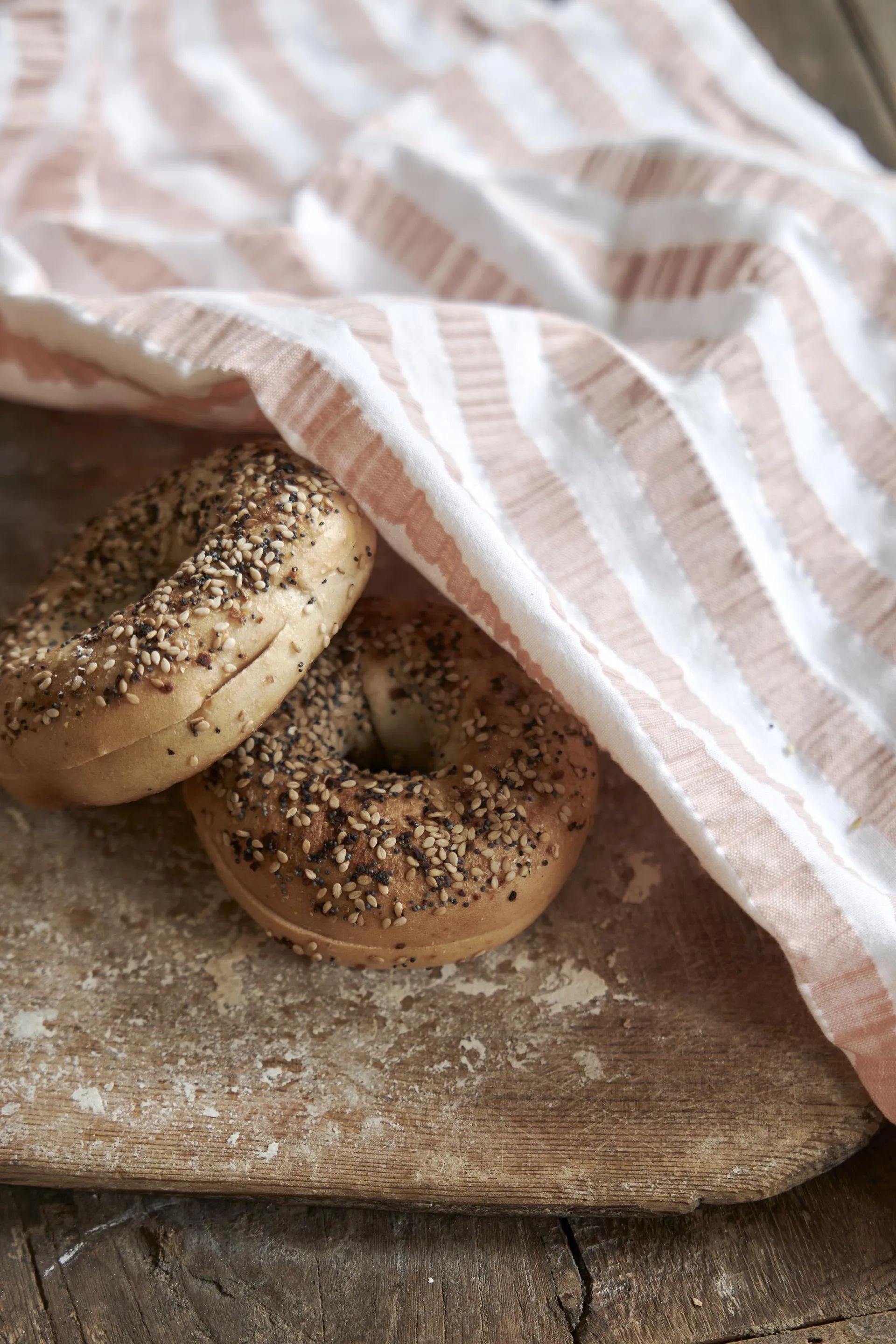 Paño de cocina Alina 50x70 cm, Rosa-blanco Boel & Jan