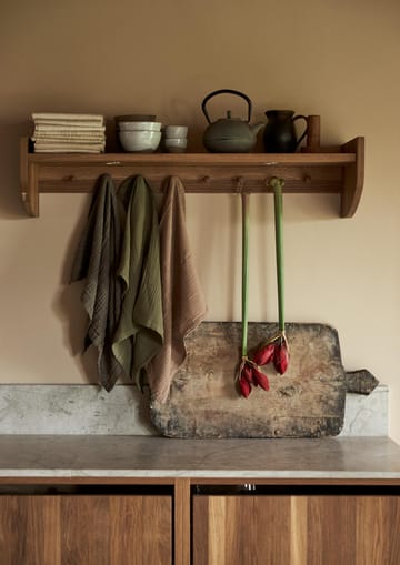 Paño de cocina Astrid 50x70 cm - Verde oscuro - Boel & Jan