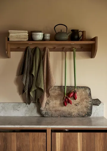 Paño de cocina Astrid 50x70 cm - Verde - Boel & Jan