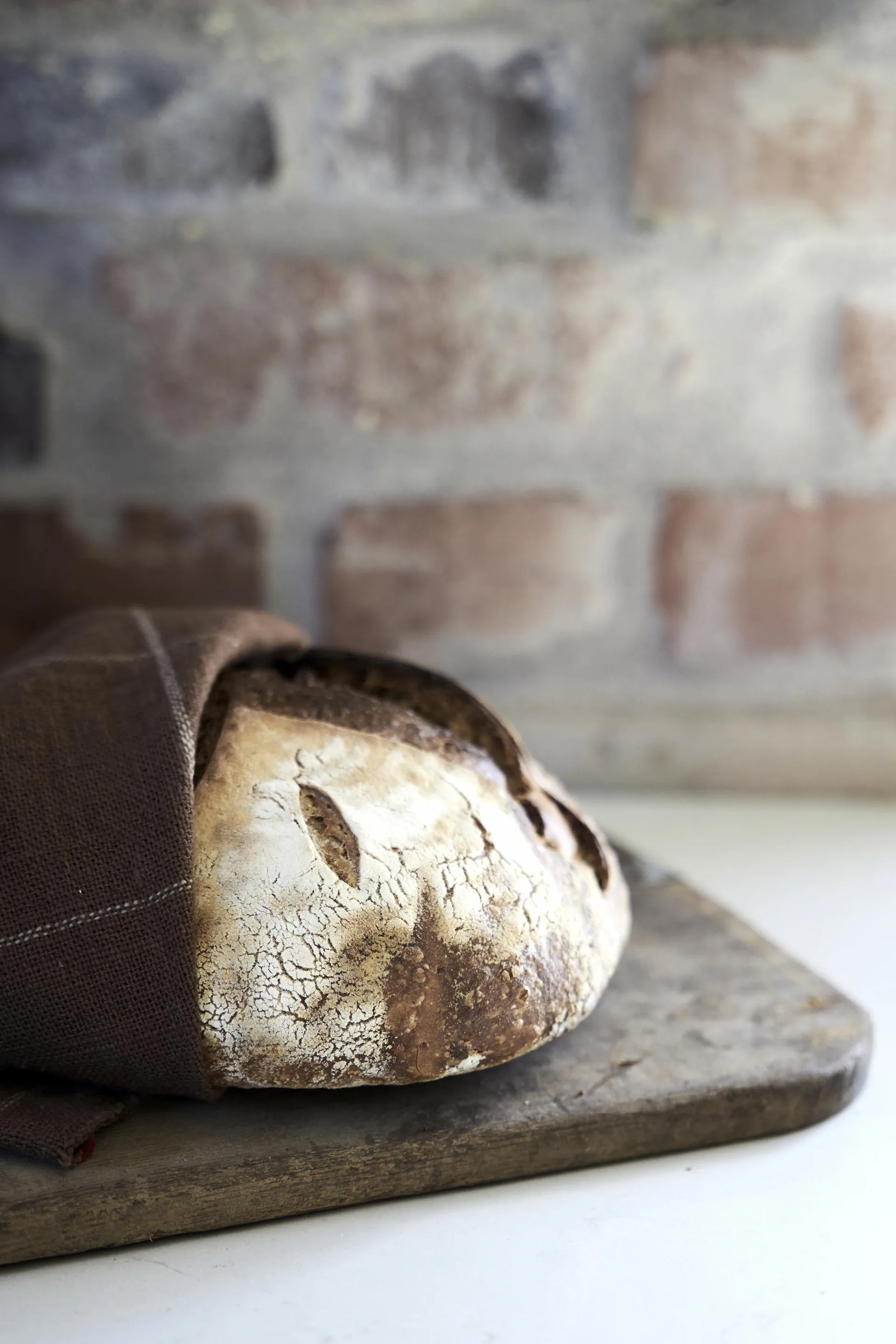 Paño de cocina de algodón Lunnevik 50x70 cm, Marrón Boel & Jan