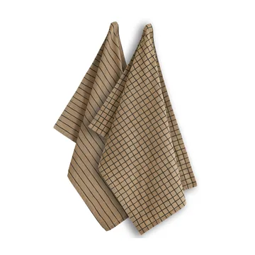 Paño de cocina Tofta mix 50x70 cm 2 unidades - Marrón - Boel & Jan