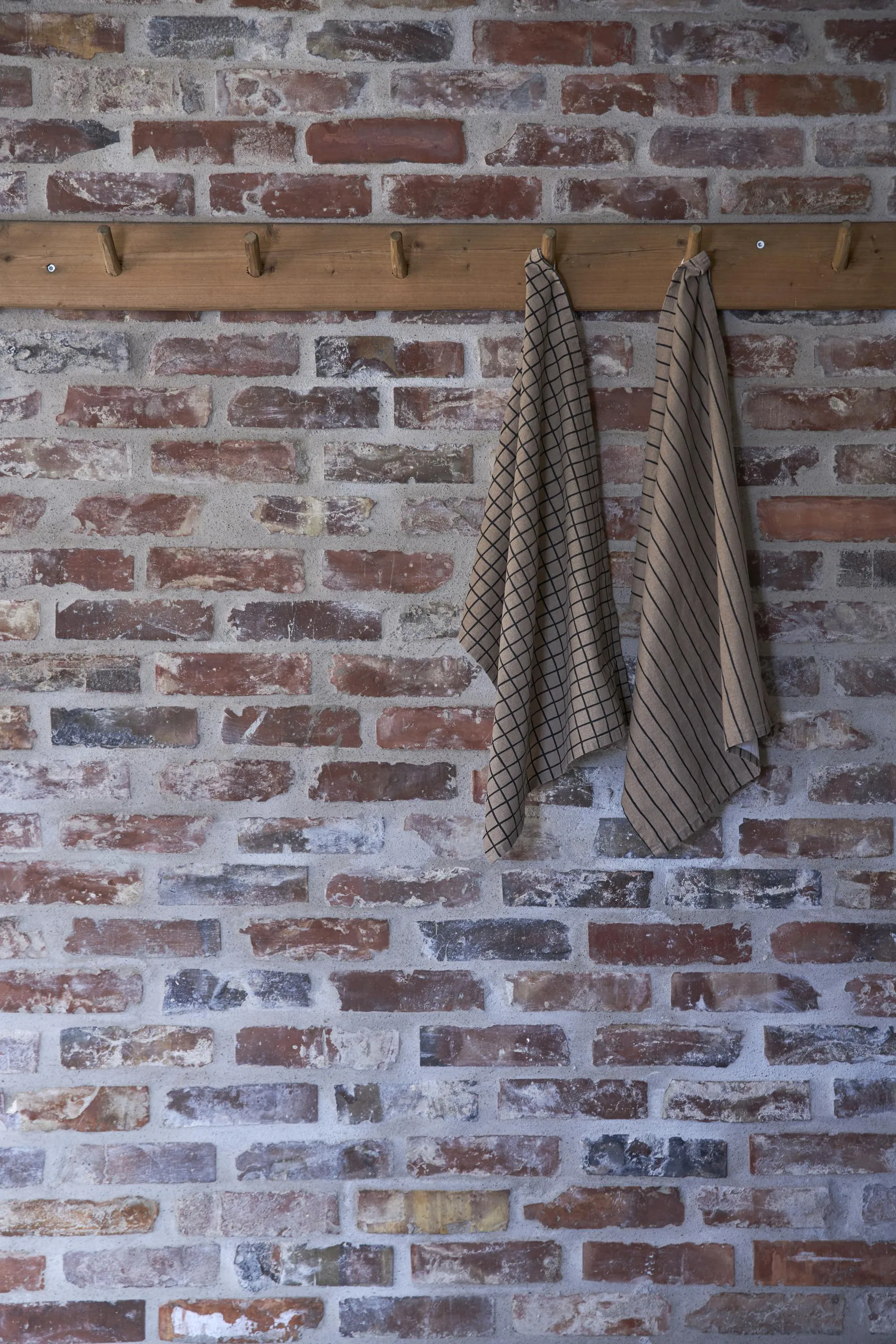 Paño de cocina Tofta mix 50x70 cm 2 unidades, Marrón Boel & Jan