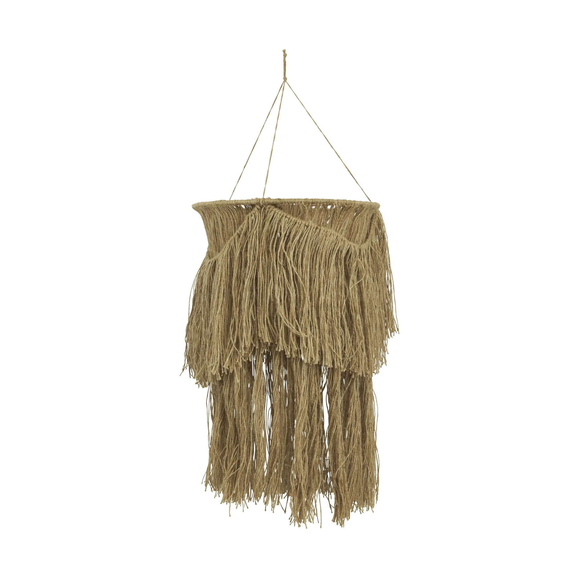 Pantalla de lámpara de yute Boel&Jan, Ø40 cm Boel & Jan