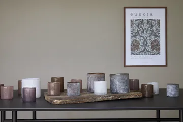 Portavelas Visby 8,5x10 cm - Beige - Boel & Jan