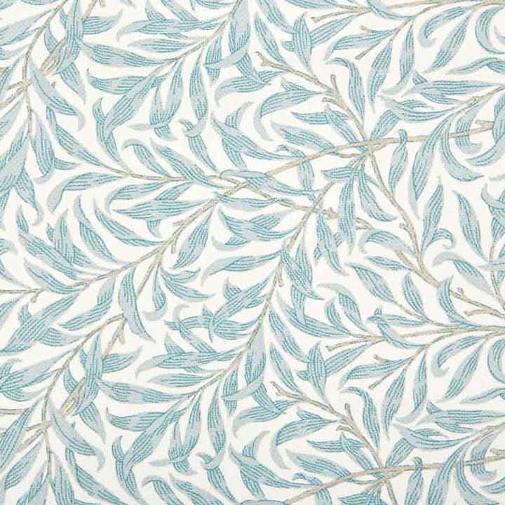 Tela Ramas - turquesa-blanco - Boel & Jan
