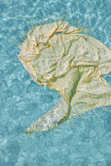 Toalla de playa Höllviken 90x150 cm - Amarillo - Boel & Jan