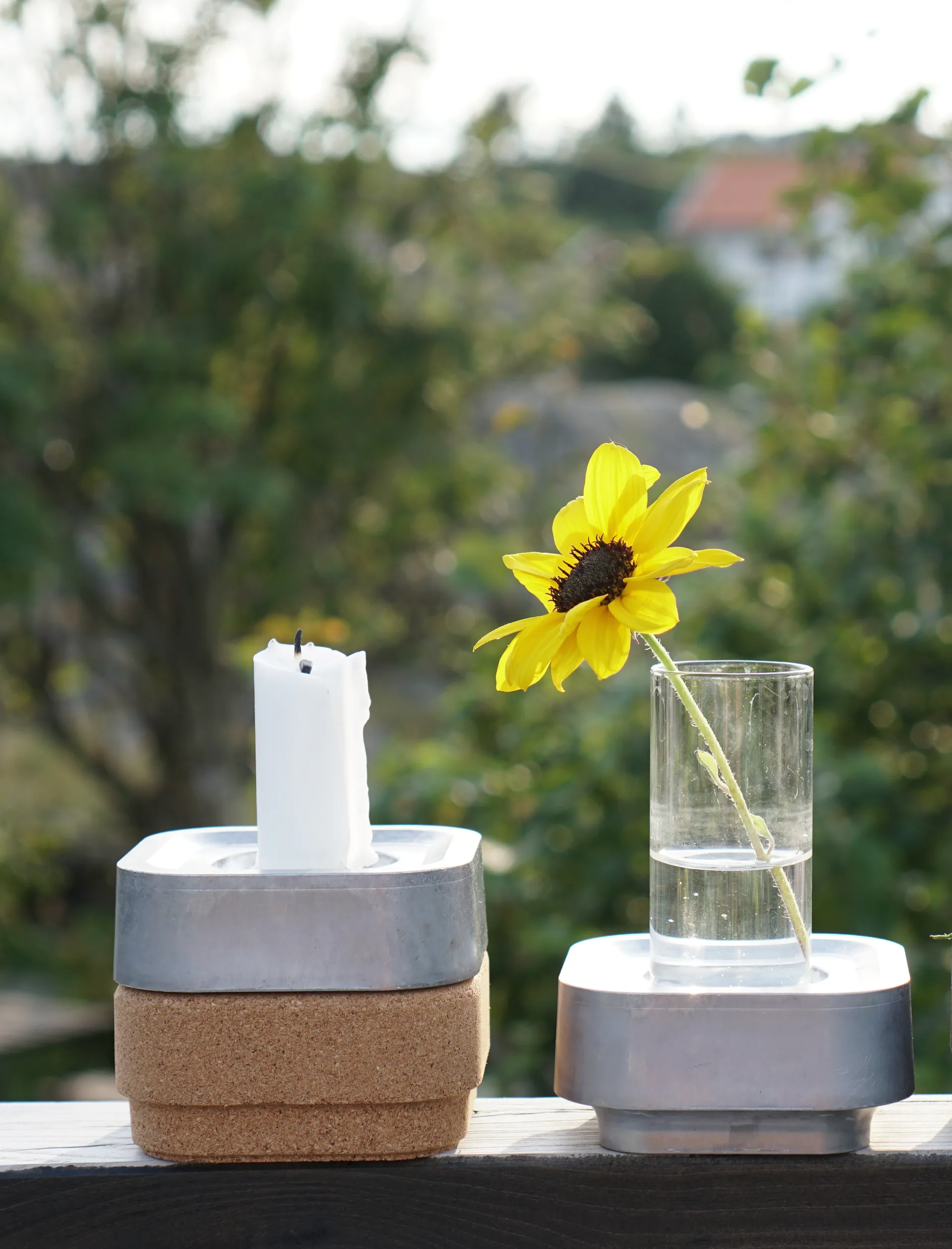 Candelabro Stumpastaken Ettan, Aluminio Born In Sweden