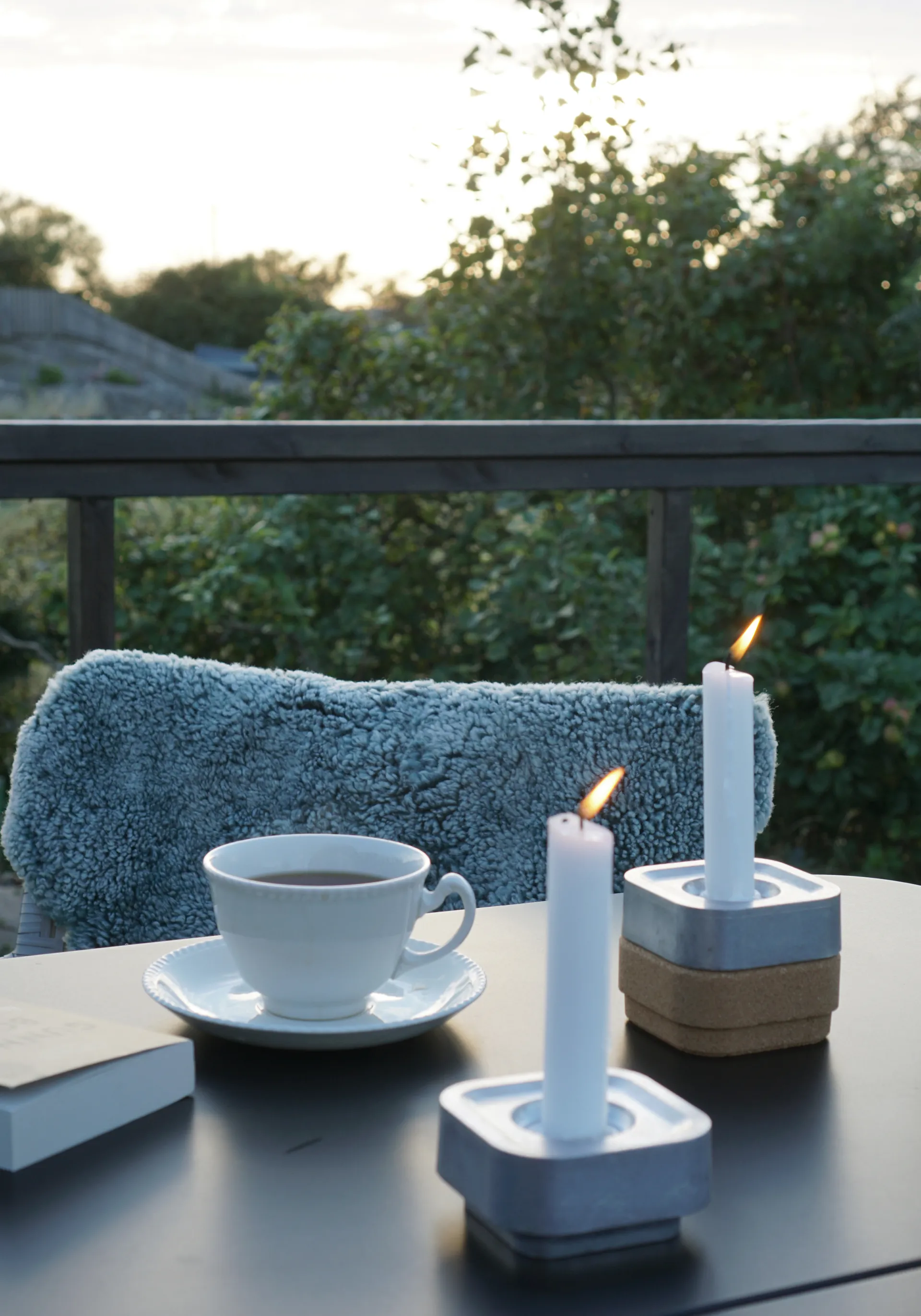 Candelabro Stumpastaken Ettan, Aluminio Born In Sweden