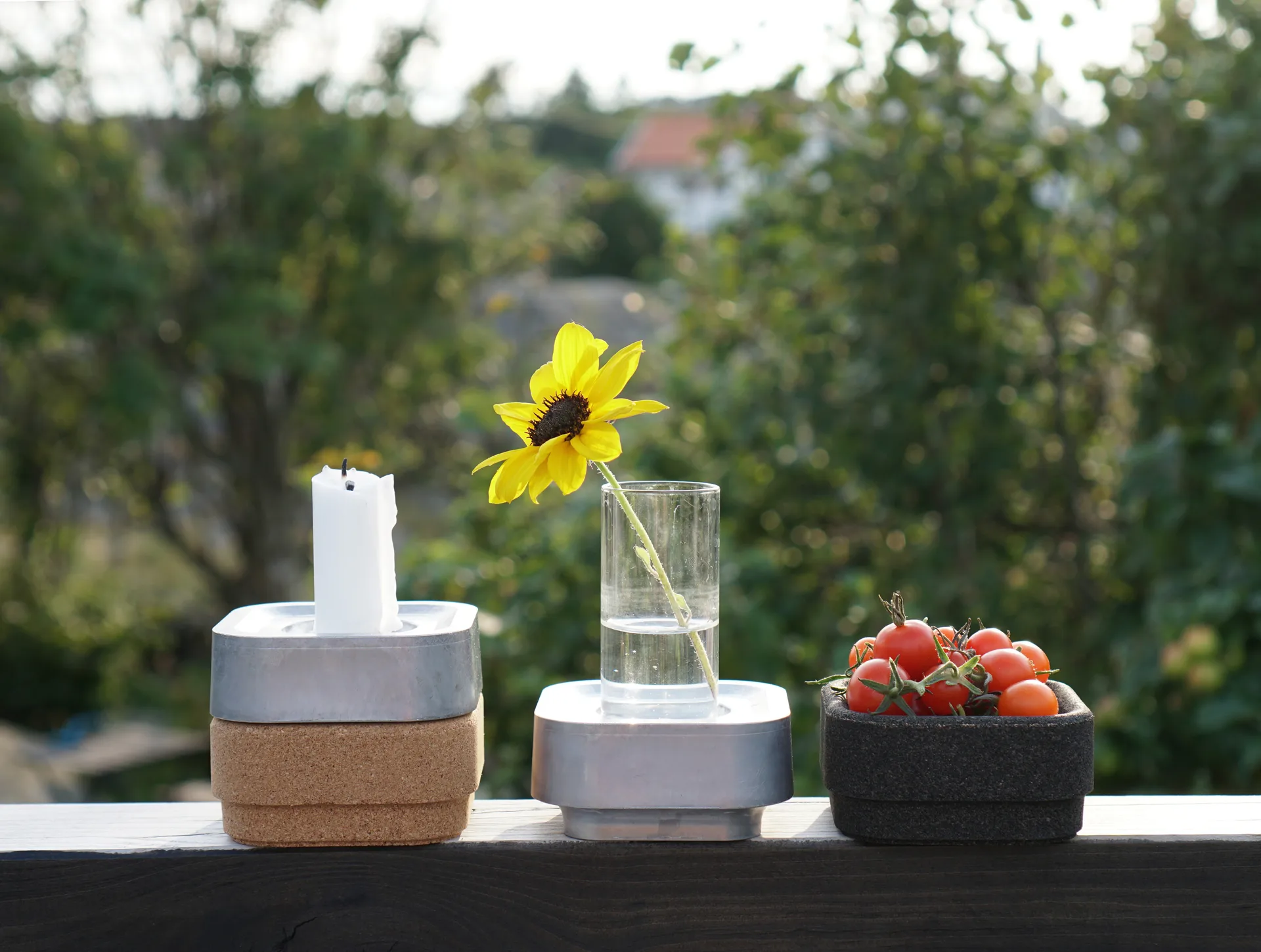 Candelabro Stumpastaken Ettan, Aluminio Born In Sweden