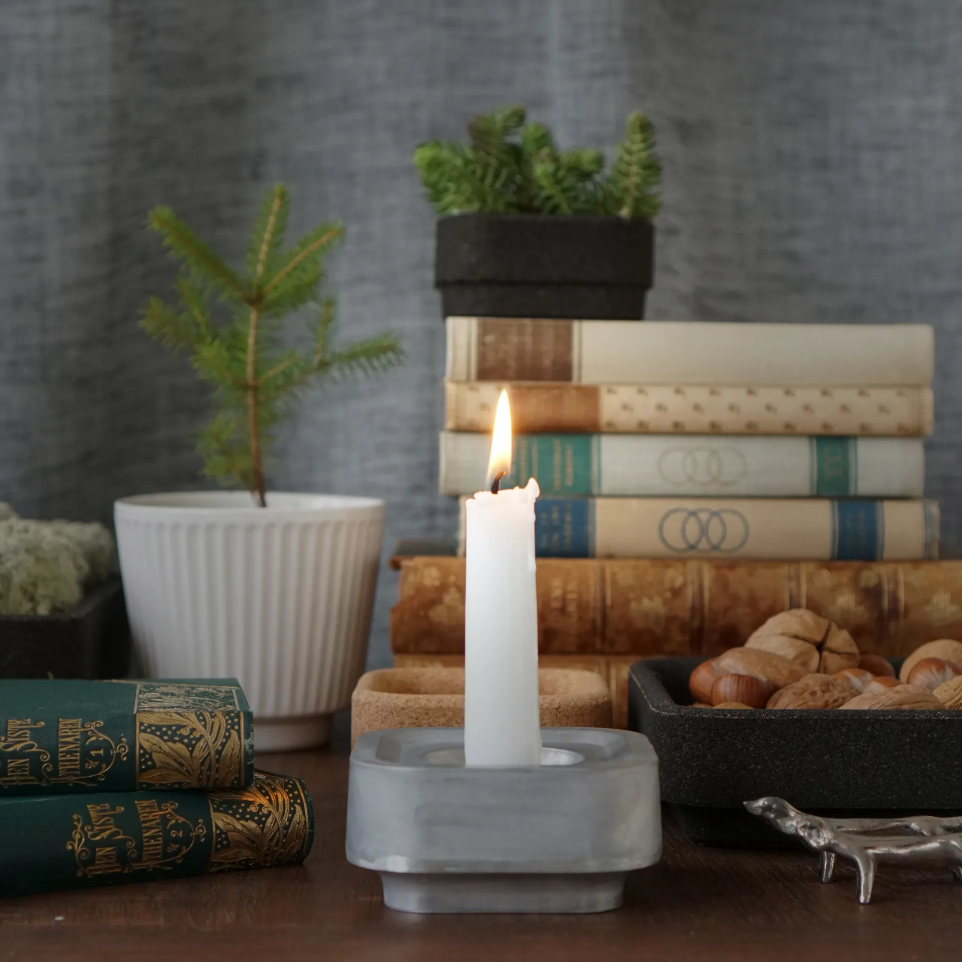 Candelabro Stumpastaken Ettan, Aluminio Born In Sweden