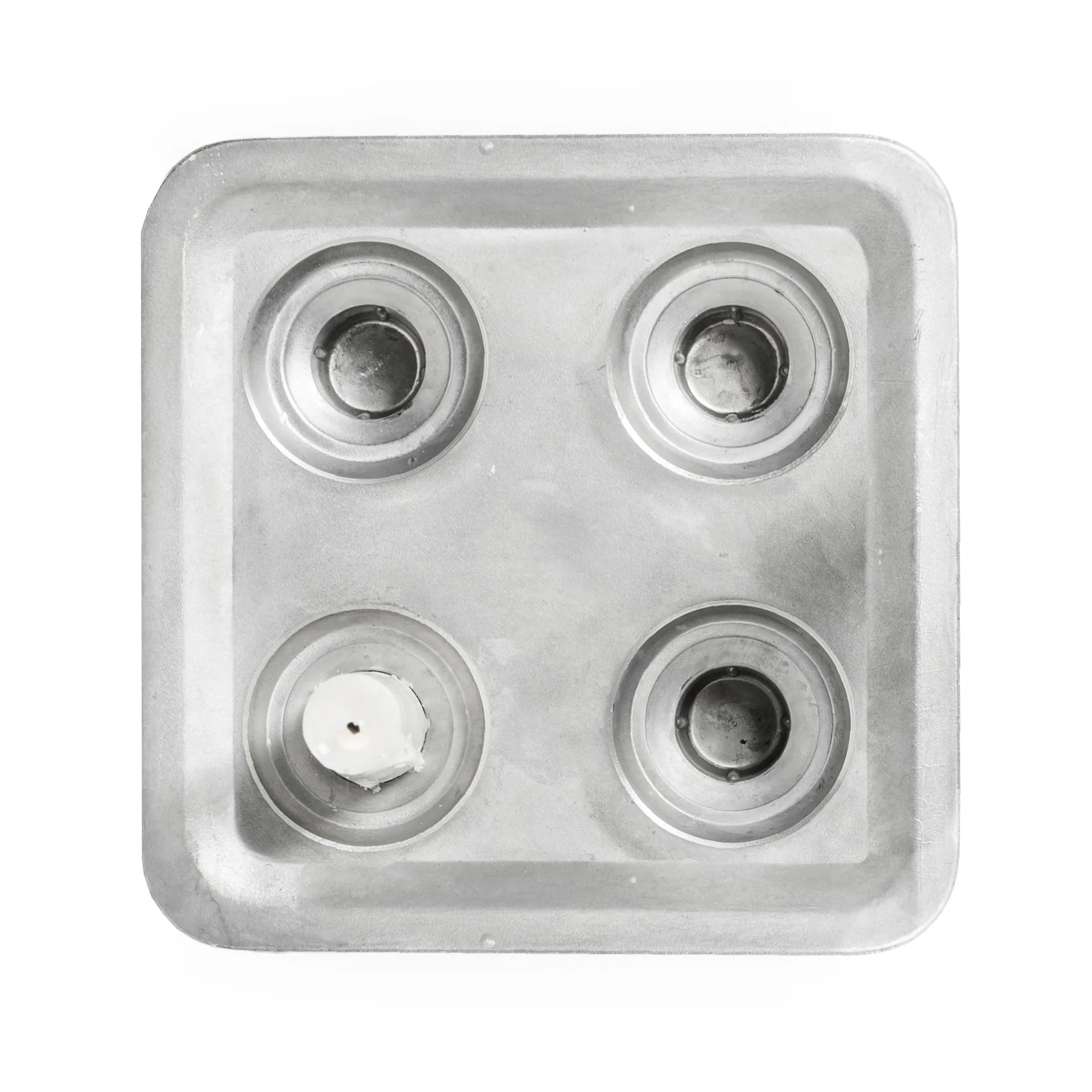 Candelabro Stumpastaken Fyran, Aluminum Born In Sweden