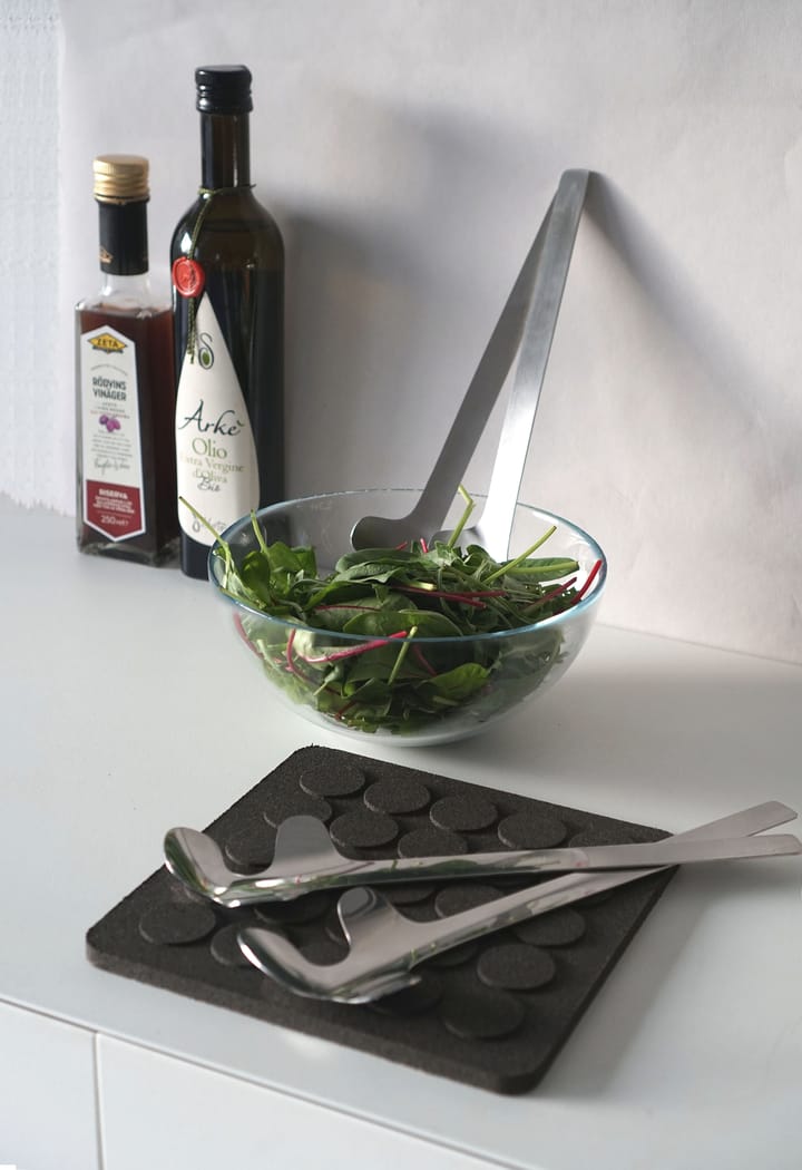 Cubiertos para ensalada Leaf - Polished Steel - Born In Sweden