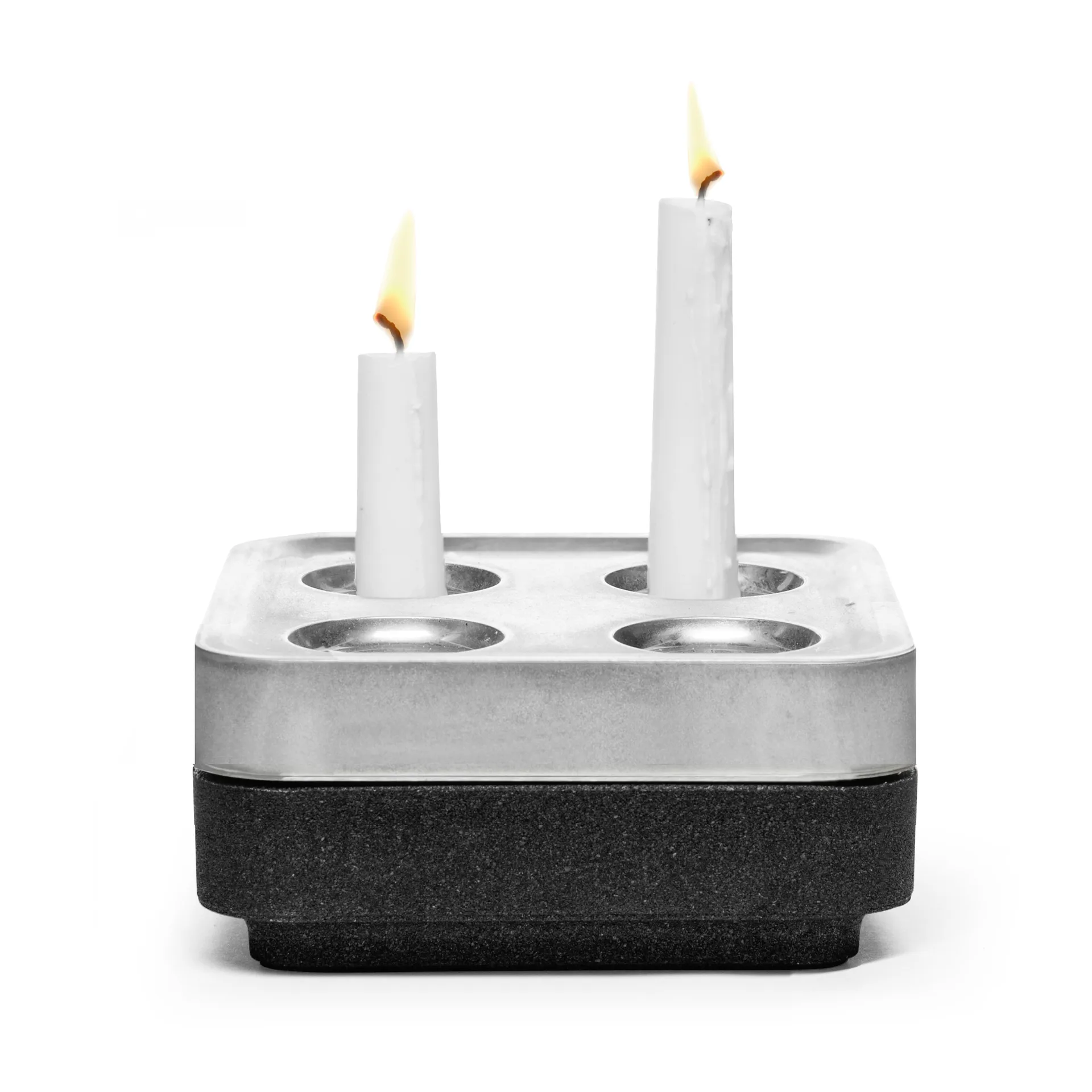 Cuenco de corcho para Stumpastaken de cuatro velas 16x16 cm, Negro Born In Sweden