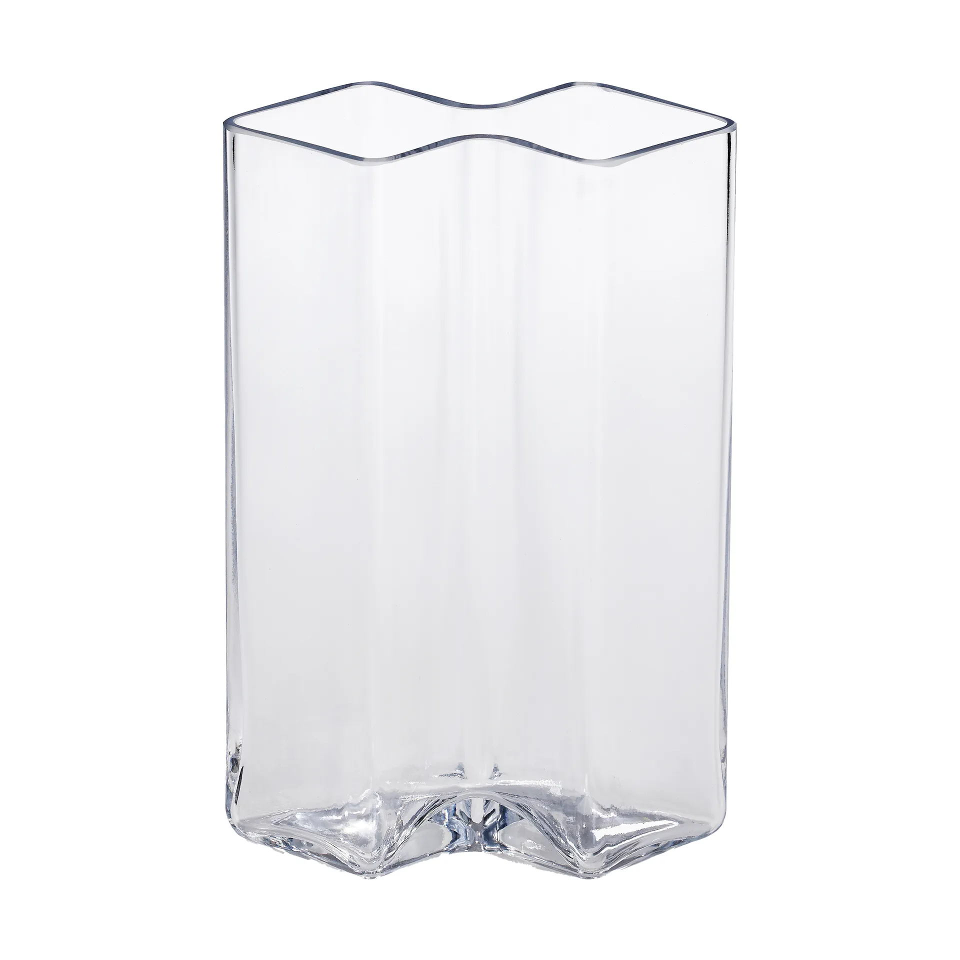 Jarrón dos cámaras Row, Claro Born In Sweden