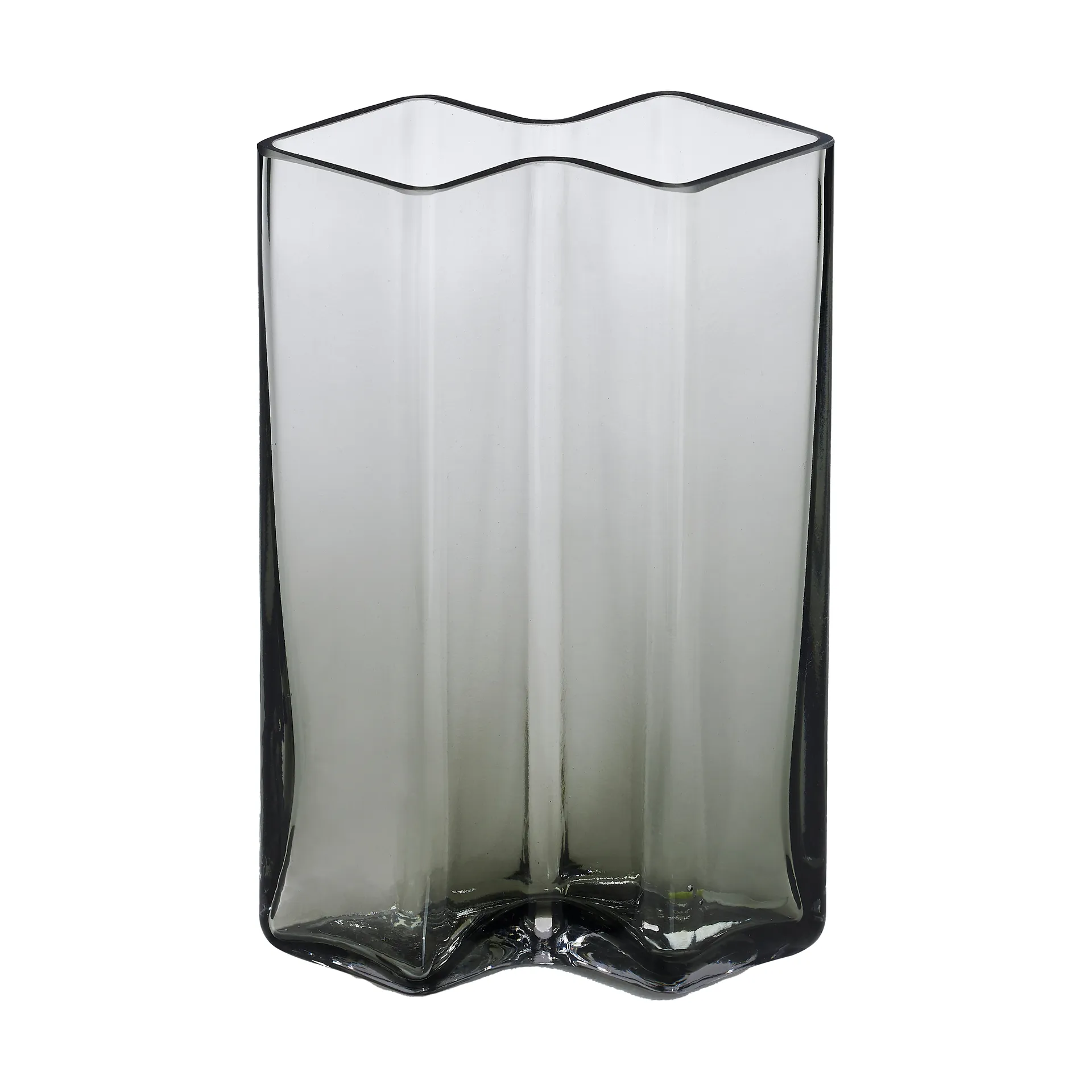 Jarrón dos cámaras Row, Gris Born In Sweden